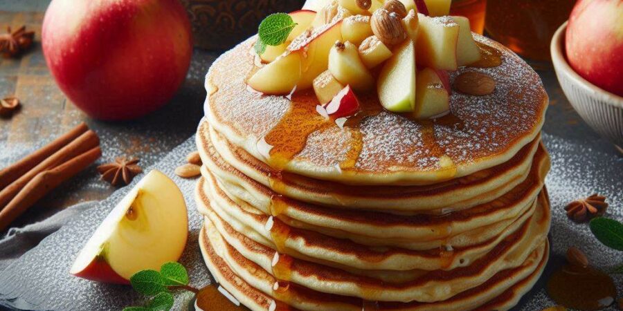 Racuszki z jabłkami