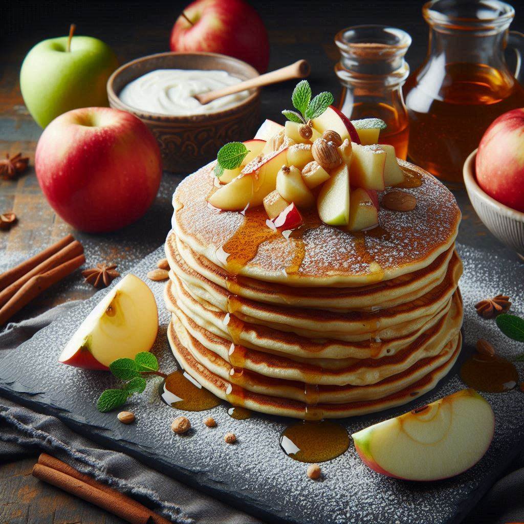 Racuszki z jabłkami